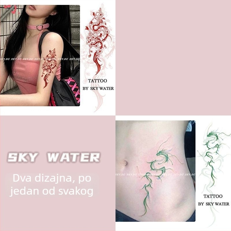 Tattoo sretnih cvjetova – dugotrajna vodootporna, koi naljepnica za ruku
