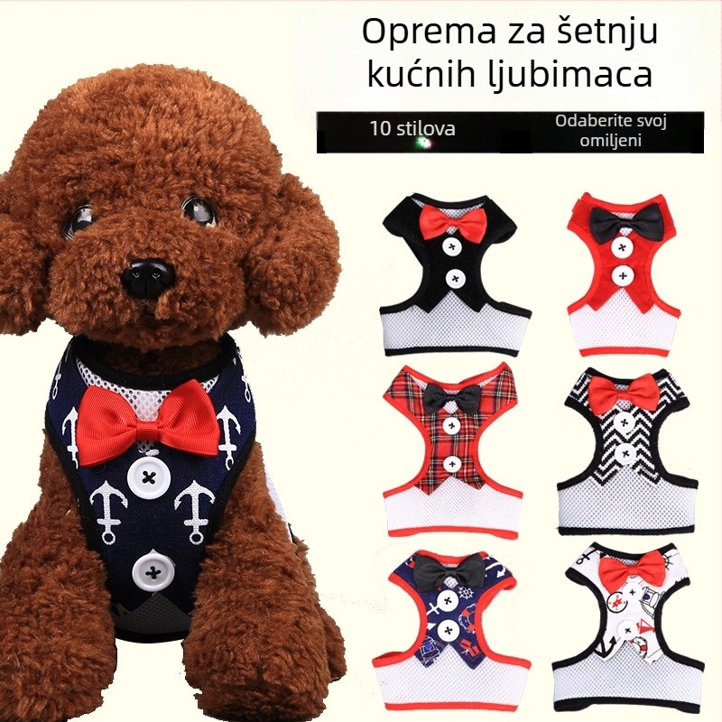 Užad u stilu veste za mačke i pse, za male i srednje pse.