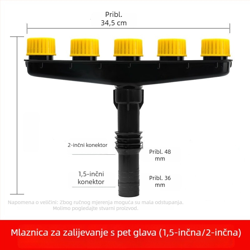 Višestruki raspršivač za kućno zalijevanje biljaka