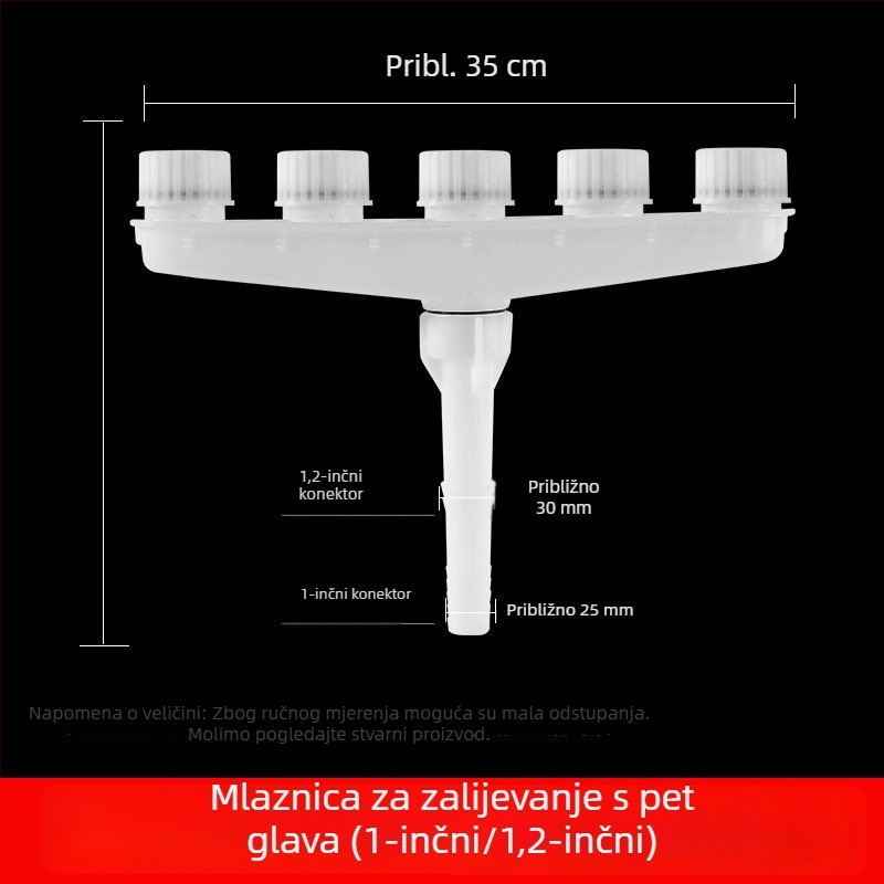 Višestruki raspršivač za kućno zalijevanje biljaka