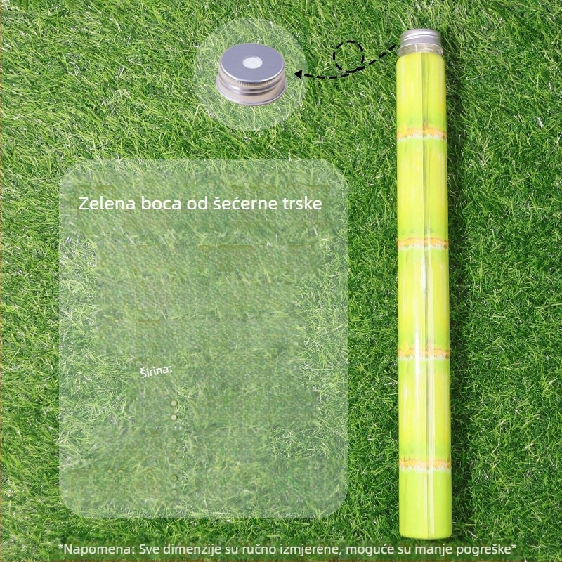 Prozirna PET boca za napitke s poklopcem, jednokratna, 700 ml, Sugarcane Milk Tea