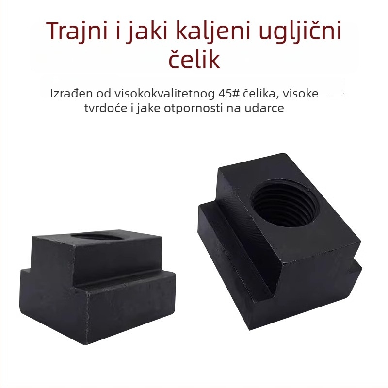 Pritiska pločica za T-nut za trapezni blok, M8–M27