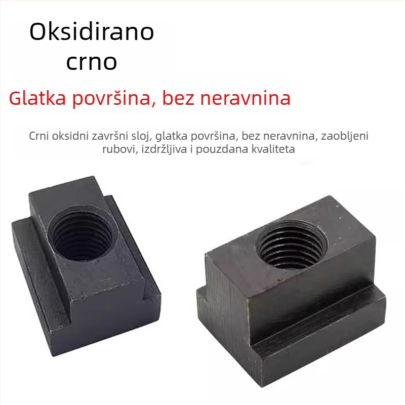 Pritiska pločica za T-nut za trapezni blok, M8–M27