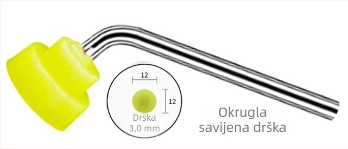 FS30 pneumatska brusilica s kretanjem naprijed-natrag za poliranje u uskim prostorima, držač papirnog brusa u obliku prsta