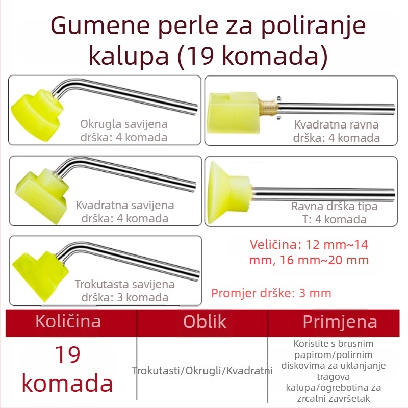 FS30 pneumatska brusilica s kretanjem naprijed-natrag za poliranje u uskim prostorima, držač papirnog brusa u obliku prsta