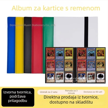 Album s devet džepova i naramenicom, za Pokémon kartice i zbirke likova iz crtanih filmova, animea i igara.