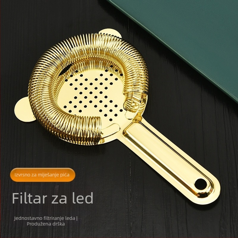 Križni filtr za led i koktel, 304 nehrđajući čelik, bar alat