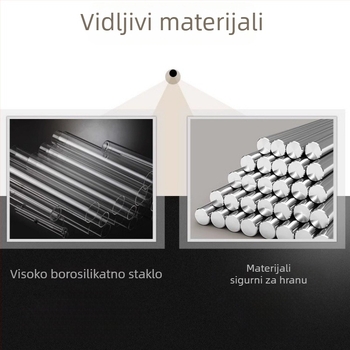 Mingzun Piaoyi stakleni set čajnika s dodacima za čaj, za dom i ured