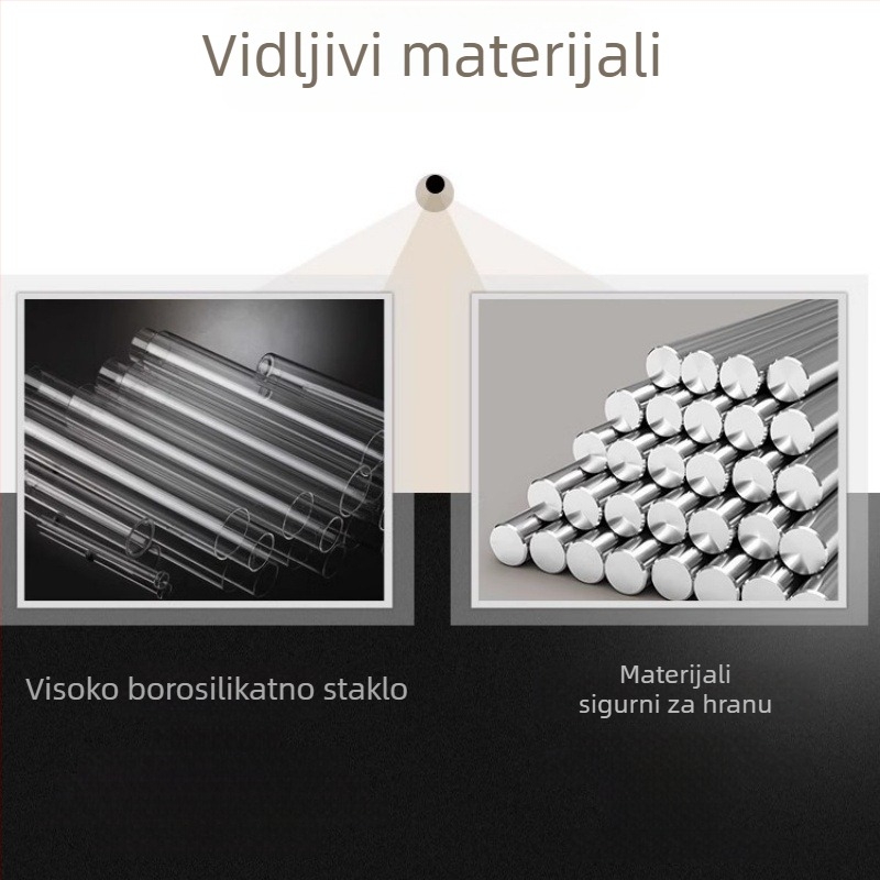 Mingzun Piaoyi stakleni set čajnika s dodacima za čaj, za dom i ured
