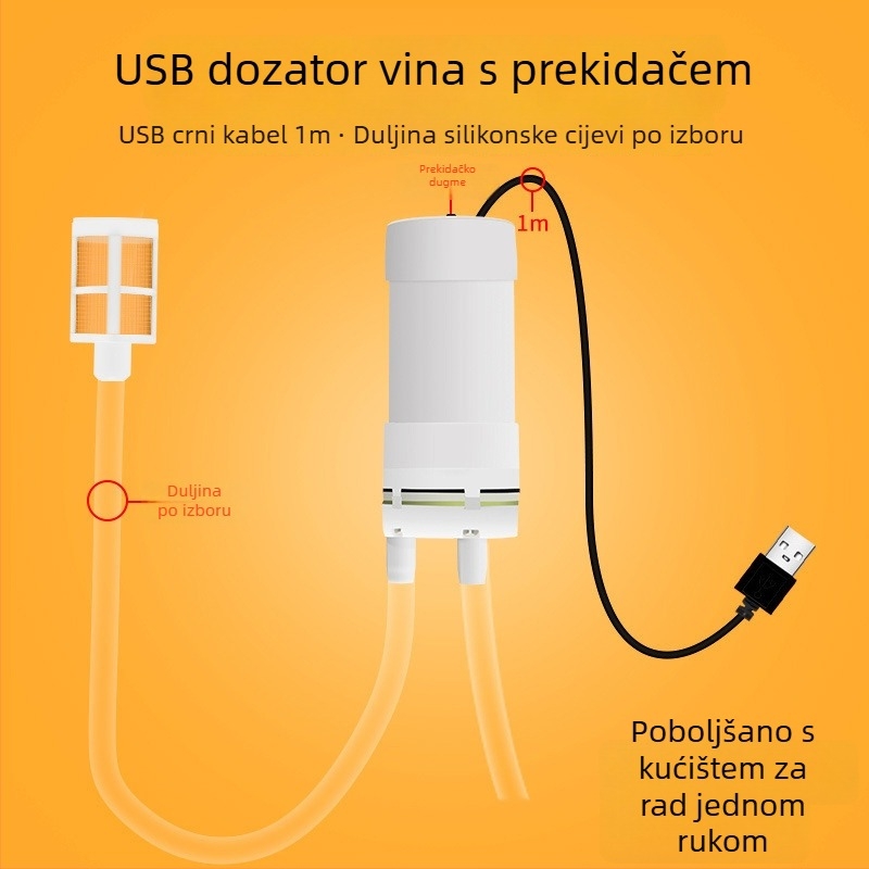 Električni ekstraktor za vino, potpuno automatski, za kućnu upotrebu