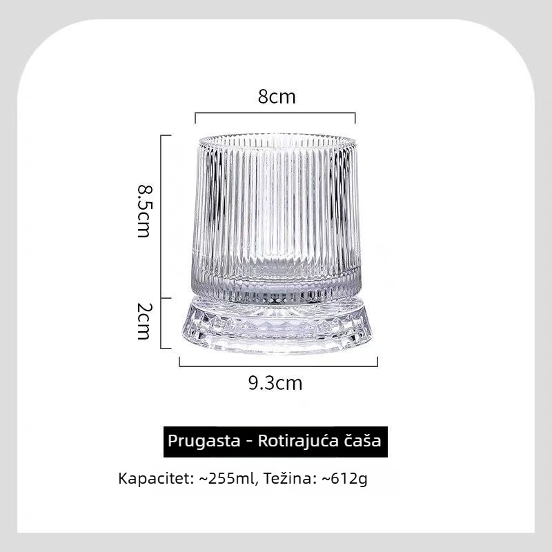 Odabrani set čaša za whiskey s kristalnim dekantom za kućnu uporabu