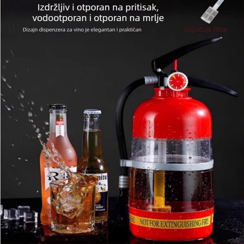 Dispenzer za pivo u retro stilu s ručnom pumpom