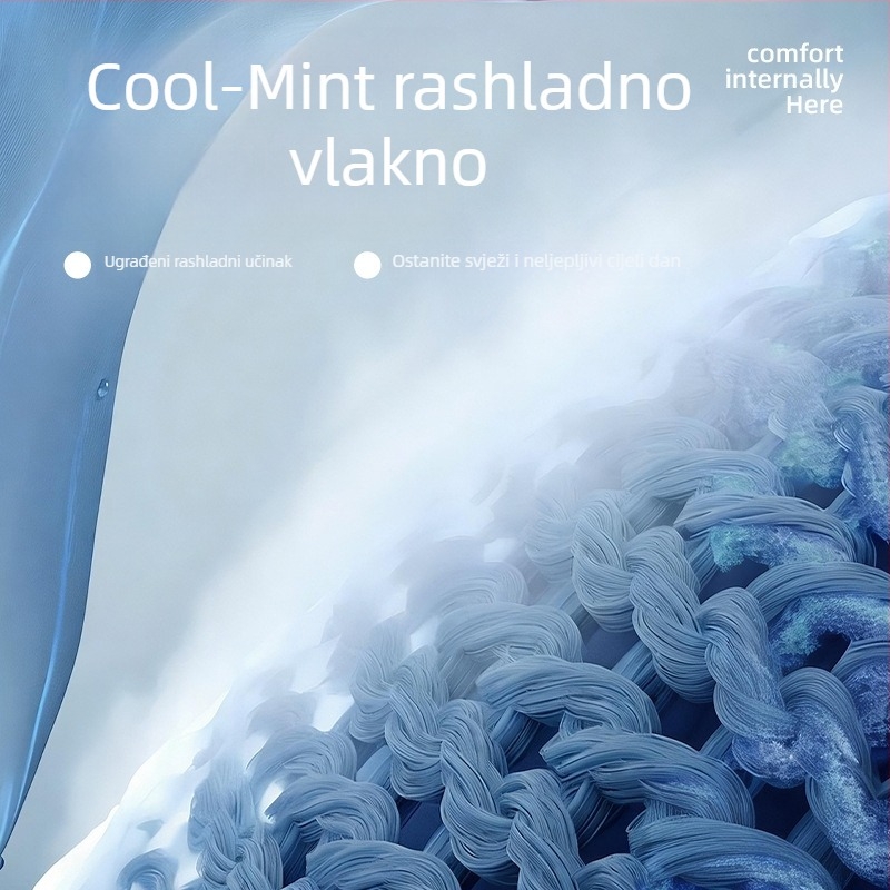 Muške bokserice od najlona, prozračne, s tiskanim dizajnom Ice Silk