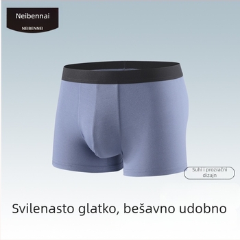 Inside muške bokserice od modalnog vlakna s grafenskim antibakterijskim učinkom, brzo suše, srednji pojas, velika veličina