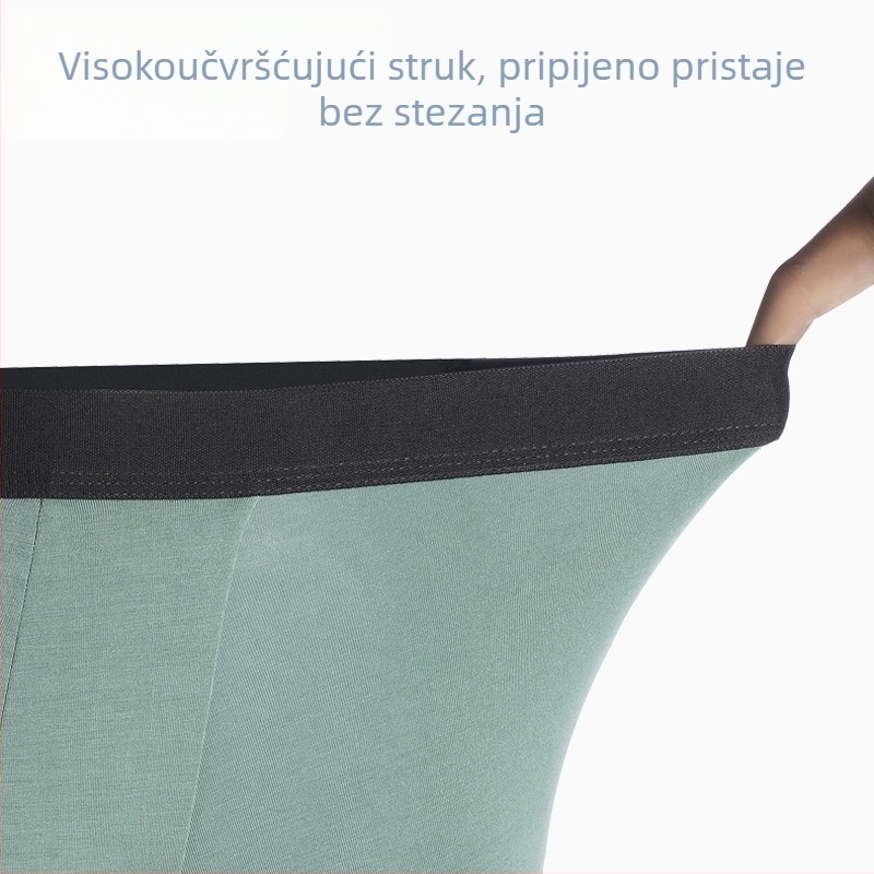 Inside muške bokserice od modalnog vlakna s grafenskim antibakterijskim učinkom, brzo suše, srednji pojas, velika veličina