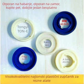 Podavač za frezu s gumastim zupčanicima i najlonskim zubima, automatsko podavanje