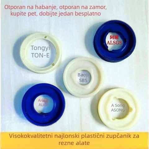 Podavač za frezu s gumastim zupčanicima i najlonskim zubima, automatsko podavanje