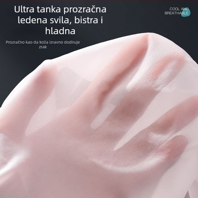 Muške bezšivne gaćice od ledenog svile, s 3D izbočenim džepom, prozračne i visoko elastične