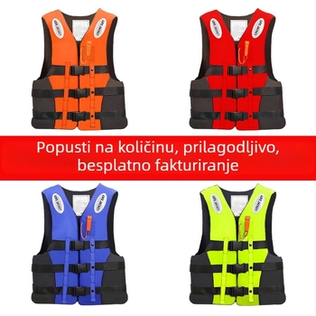 Spasivački prsluk za odrasle i djecu, za brod, plivanje, ribolov i snorkeling, prijenosna oprema