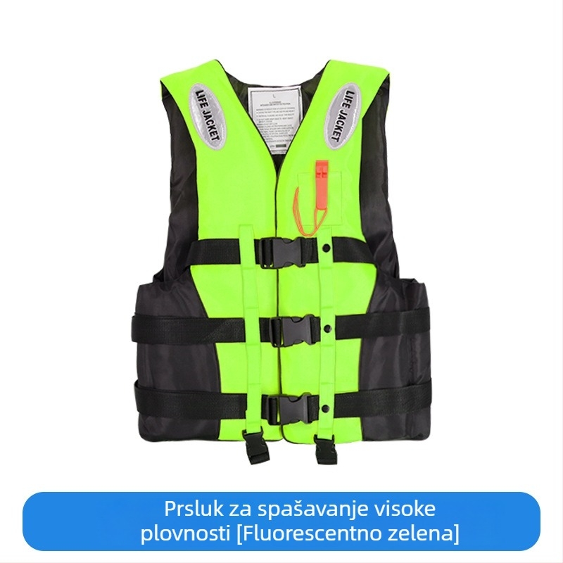 Spasivački prsluk za odrasle i djecu, za brod, plivanje, ribolov i snorkeling, prijenosna oprema