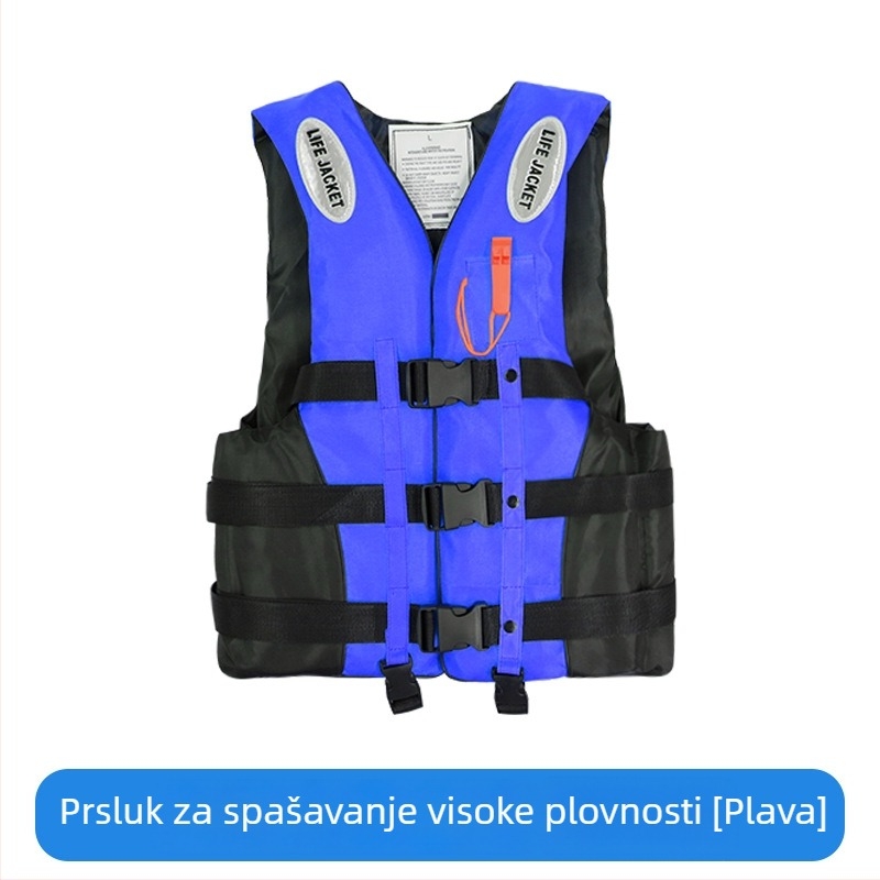 Spasivački prsluk za odrasle i djecu, za brod, plivanje, ribolov i snorkeling, prijenosna oprema