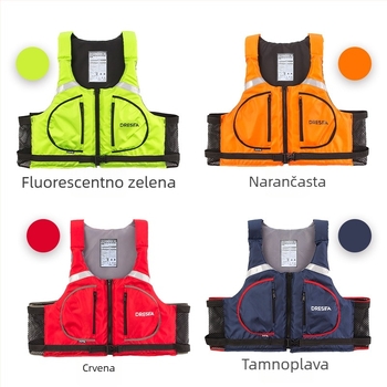 Vesta za spašavanje s visokim uzgom za odrasle – vodni sportovi, plivanje, ribolov i rafting