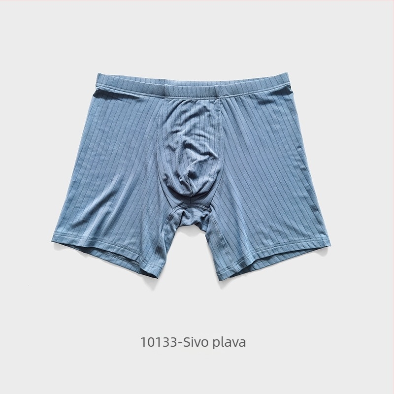 Muške bokserice od DuPont Lycra Modal, sportske, produžene dužine, protiv trenja, za trčanje, opuštena kroj, dugačke noge