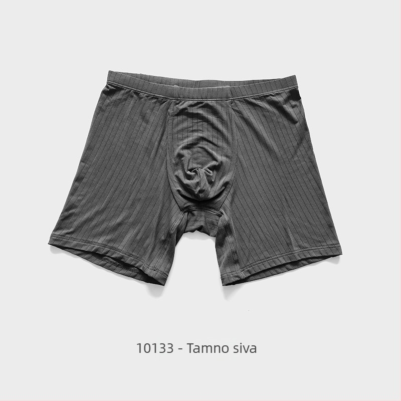 Muške bokserice od DuPont Lycra Modal, sportske, produžene dužine, protiv trenja, za trčanje, opuštena kroj, dugačke noge