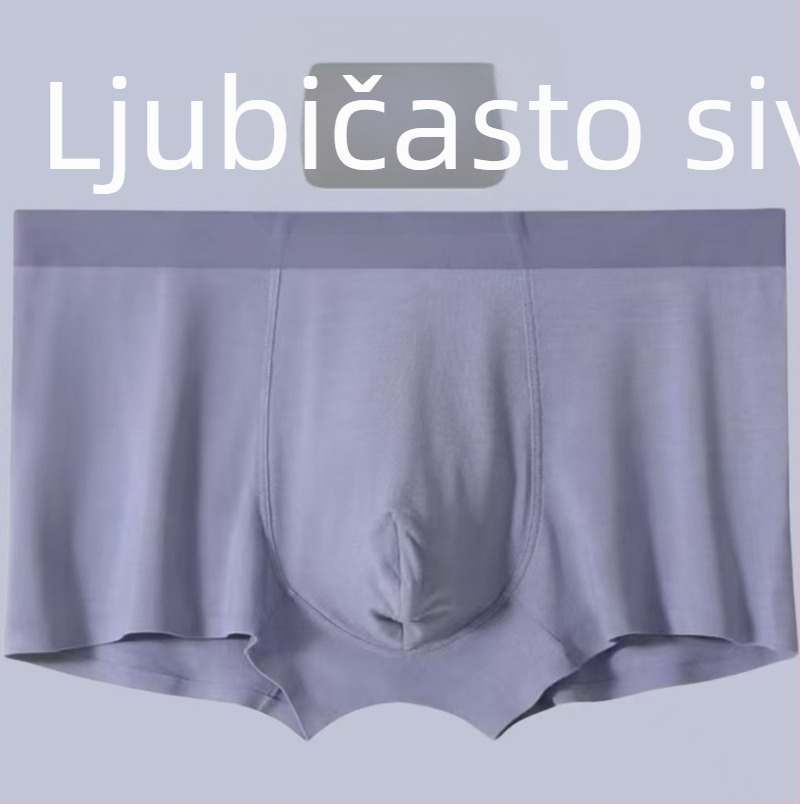 Muške bokserice od modal 100S, nježne i ugodne za kožu, jednofaredne, prozračne, srednja visina struka