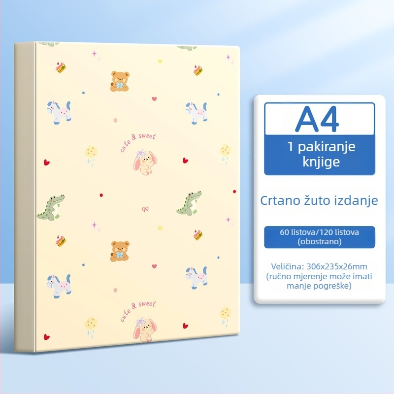 Plastična knjiga za pohranu potvrda i dokumenata: dječji potvrde, informacijski zapisi, kontrolni popisi i izvješća o trudnoći