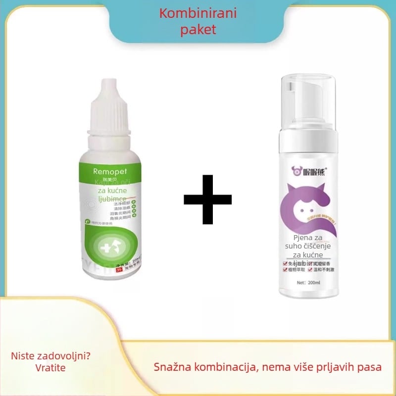 Tekućina za uklanjanje suza kod pasa – kapi za oči i otopina za čišćenje očiju