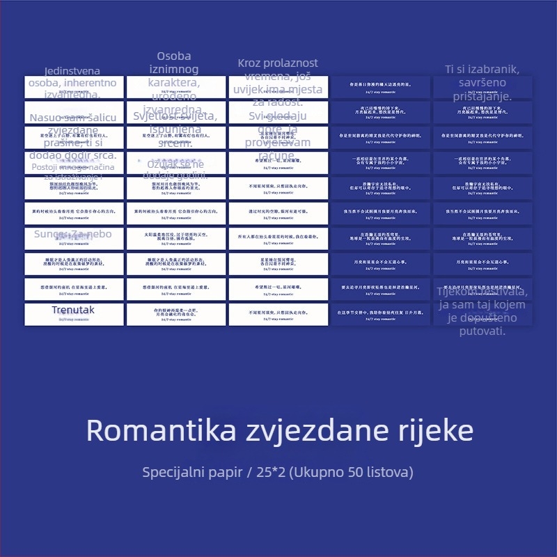 Romantičan i nepokolebljiv set naljepnica za planer s ljubavnim citatima i umjetničkim naljepnicama za dnevnik