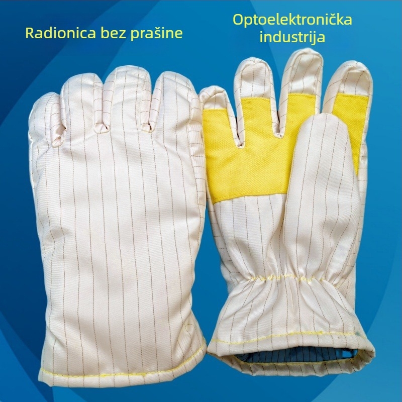 Fullian rukavice protiv opeklina do 150°C za čiste prostorije i industrijsku upotrebu, bez prašine, toplinskoizolacijske i vodljive, antistatične, otporne na temperature do 200°C