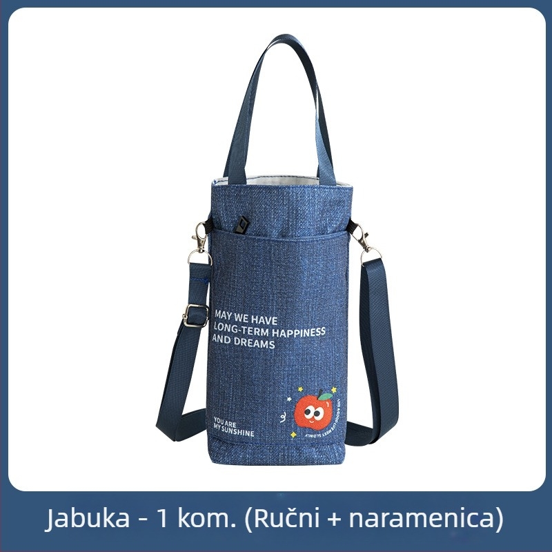 Torba za boce vode s naramenicom, prijenosna termo torbica, velika kapaciteta
