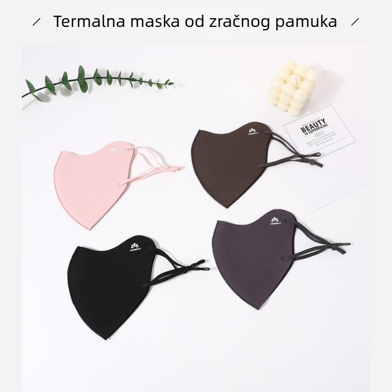 2025 jesen-zima bezšivna topla 3D maska za lice s zaštitom očiju, otporna na prašinu i hladnoću za vanjsku upotrebu, s ušnim petljama, UV zaštita UPF50+