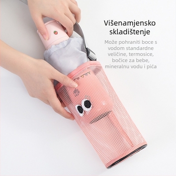 Termo futrola za šalicu sa crossbody remenom, prijenosna torbica za bocu vode i univerzalna torba za pohranu pića