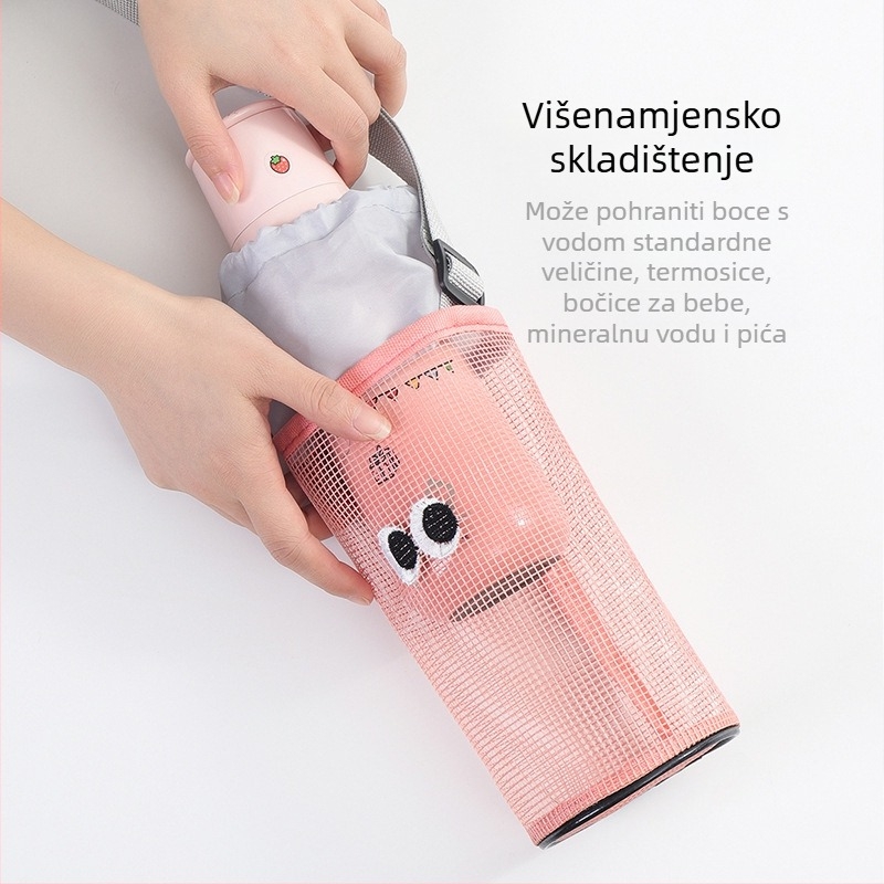Termo futrola za šalicu sa crossbody remenom, prijenosna torbica za bocu vode i univerzalna torba za pohranu pića