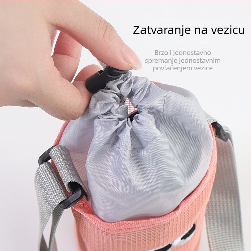 Termo futrola za šalicu sa crossbody remenom, prijenosna torbica za bocu vode i univerzalna torba za pohranu pića