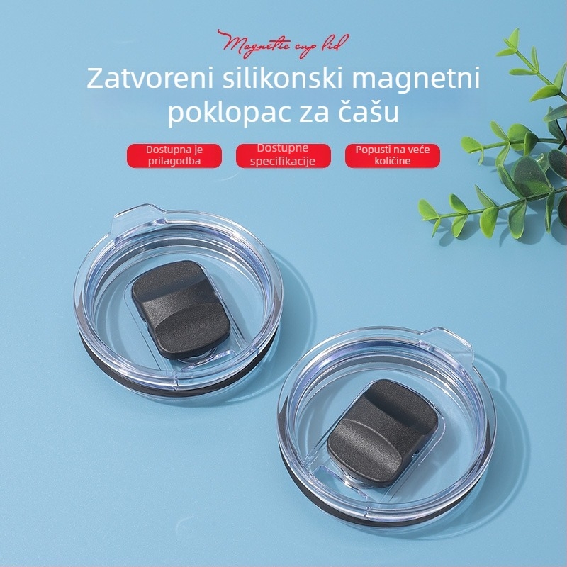 Izolirana čaša za automobil od nehrđajućeg čelika sa magnetskim poklopcem i poklopcem na pritisk, 14/16/20/30 oz