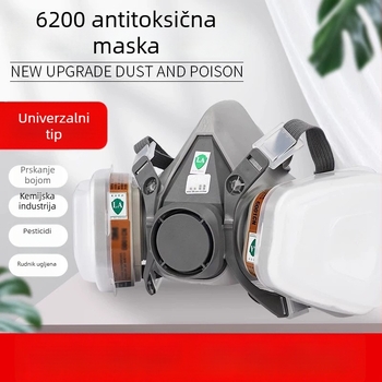 Maska za plinove 6200 za sprej bojanje, renovaciju i brušenje — zaštita od prašine, pesticida i kemikalija
