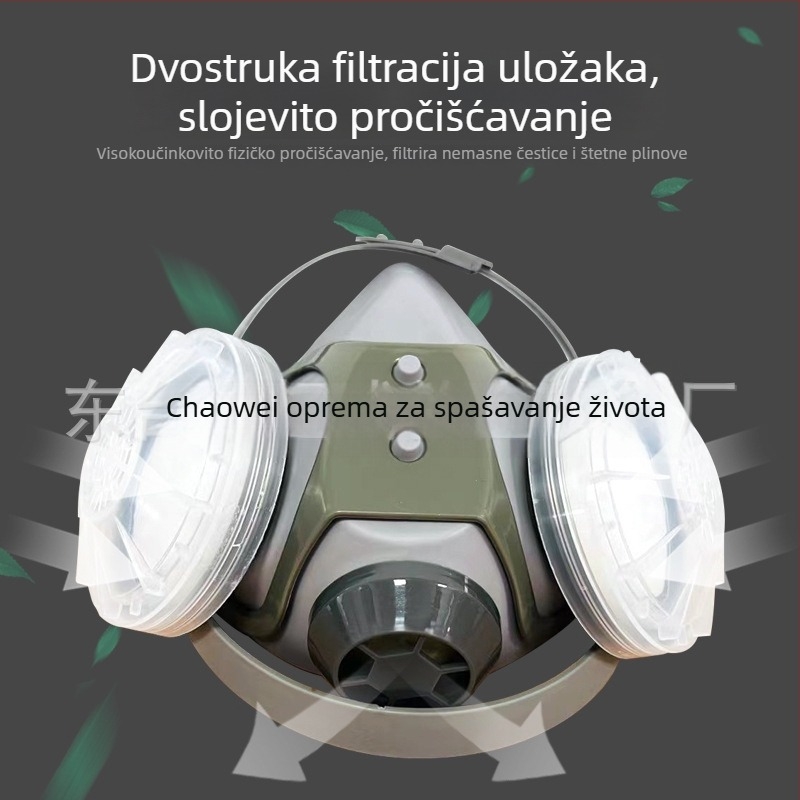 1060 Maska za prašinu s podkovastim filtrom i kutijom filtra za industrijsku uporabu