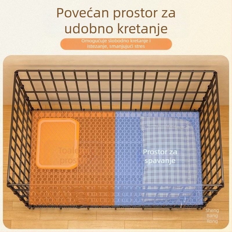 Unutarnja kavez za pse, za manje i srednje pasmine