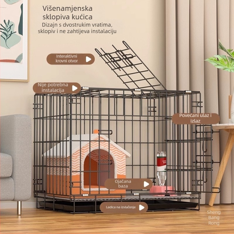 Unutarnja kavez za pse, za manje i srednje pasmine