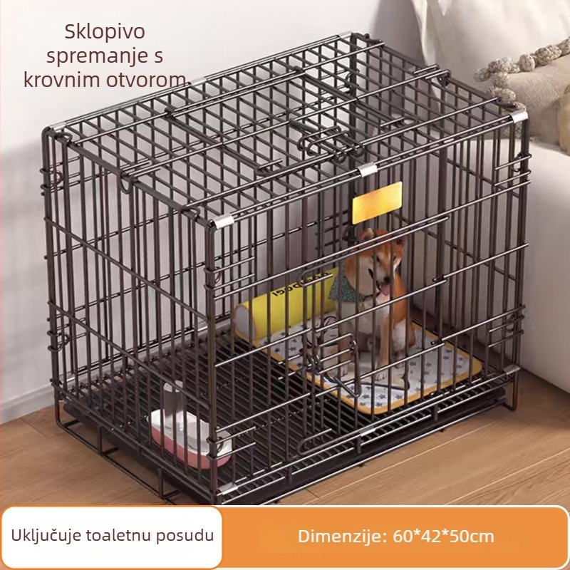 Unutarnja kavez za pse, za manje i srednje pasmine