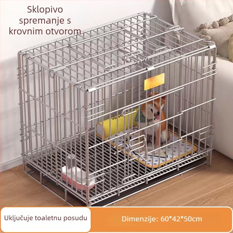 Unutarnja kavez za pse, za manje i srednje pasmine