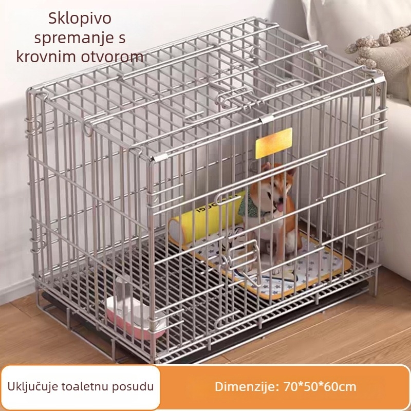 Unutarnja kavez za pse, za manje i srednje pasmine