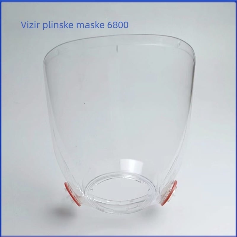 Dijelovi opreme za masku za plin: PC vizir s anti-fog, 6800 trak za glavu, zaštita 6800 vizira