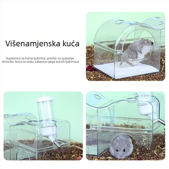 Gnijezdo za hamstera s više prostorija, labirint, drvena kućica