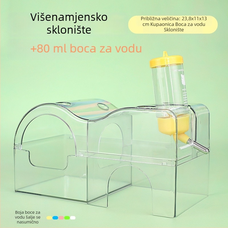 Gnijezdo za hamstera s više prostorija, labirint, drvena kućica