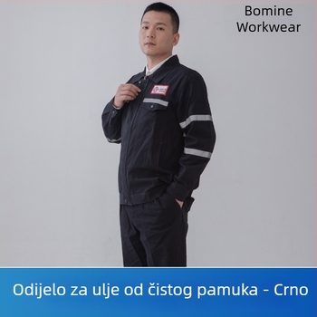 Skup za zavarivanje od 100% pamuka, potpuno pamučna radna odjeća za zavarivanje, debela i otporna na habanje
